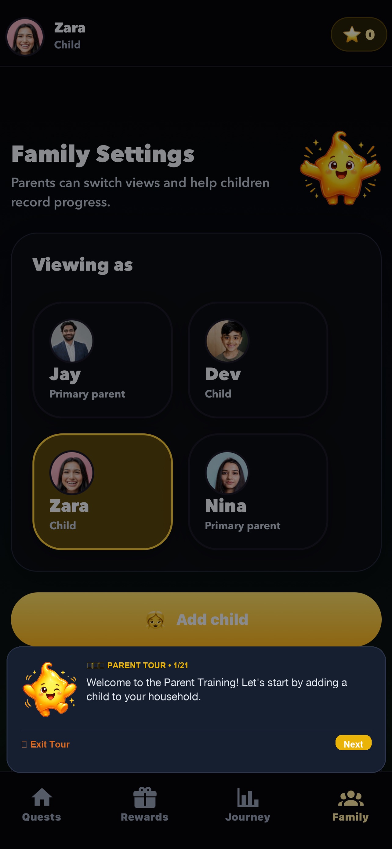Screenshot 1 of Tai Stars: Habit Rewards
