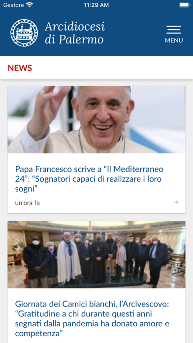 Arcidiocesi di Palermo Screenshot