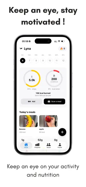 Lyna : AI Calories Tracker screenshot 1