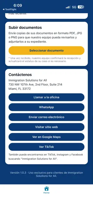 Immigration Solutions App screenshot 2