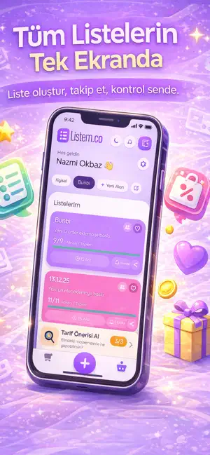 Listem.co - Shopping List screenshot 1