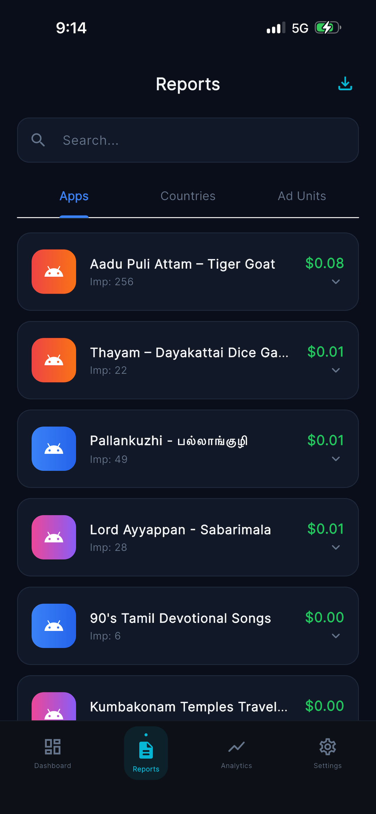 AdMobWise – AdMob Dashboard screenshot 4