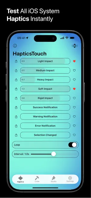 Haptics Touch: Vibration Test iPhone screenshot 2