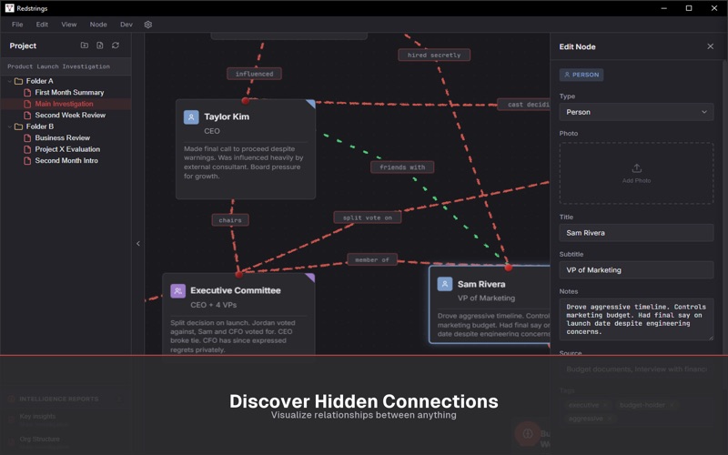 Redstrings app screenshot 2