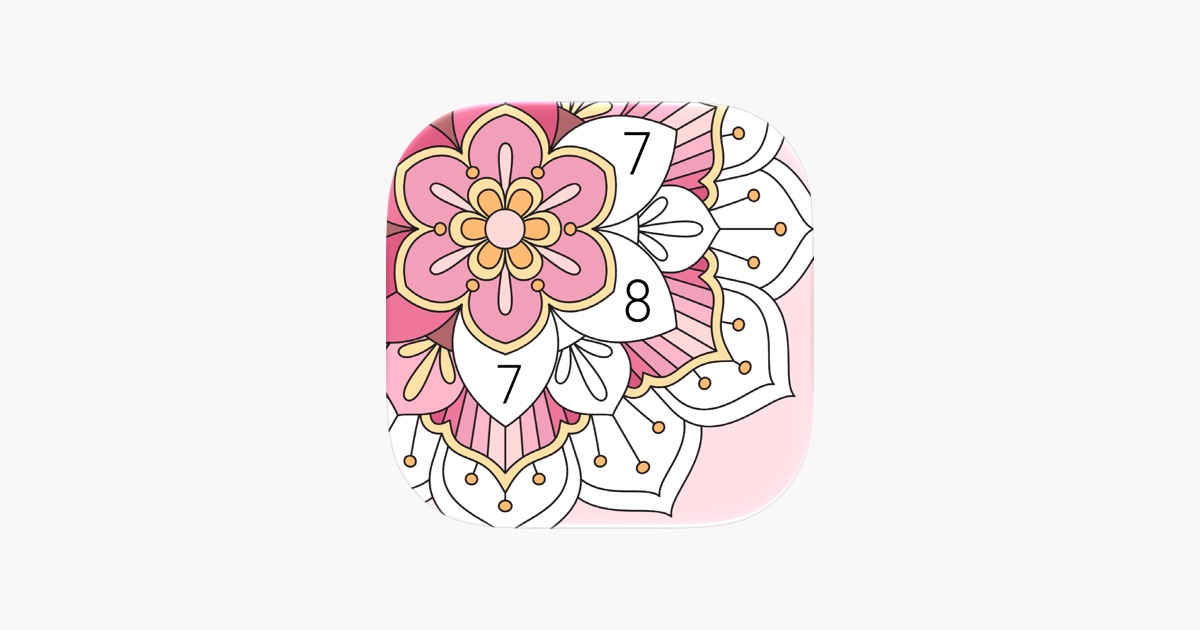 ‎Color by Number – Mandala Book App - App Store