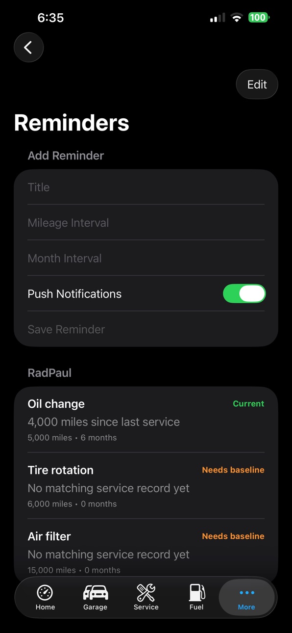 iPhone screenshot