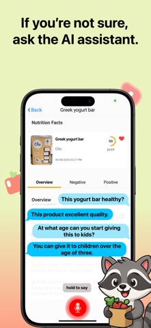 AI RaccoonMind: Shopping List iPhone screenshot
