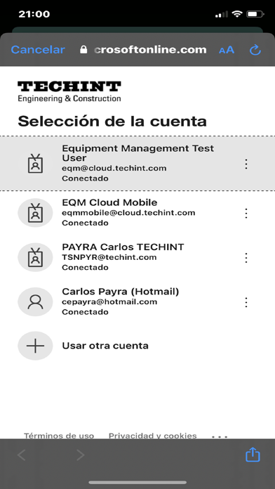 App screenshot