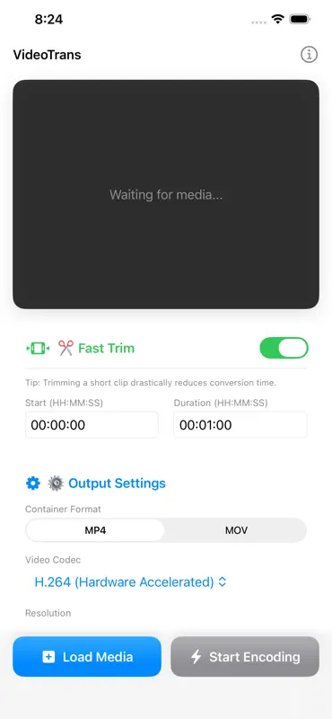 VideoTrans: Convert & Compress screenshot 2 of 4