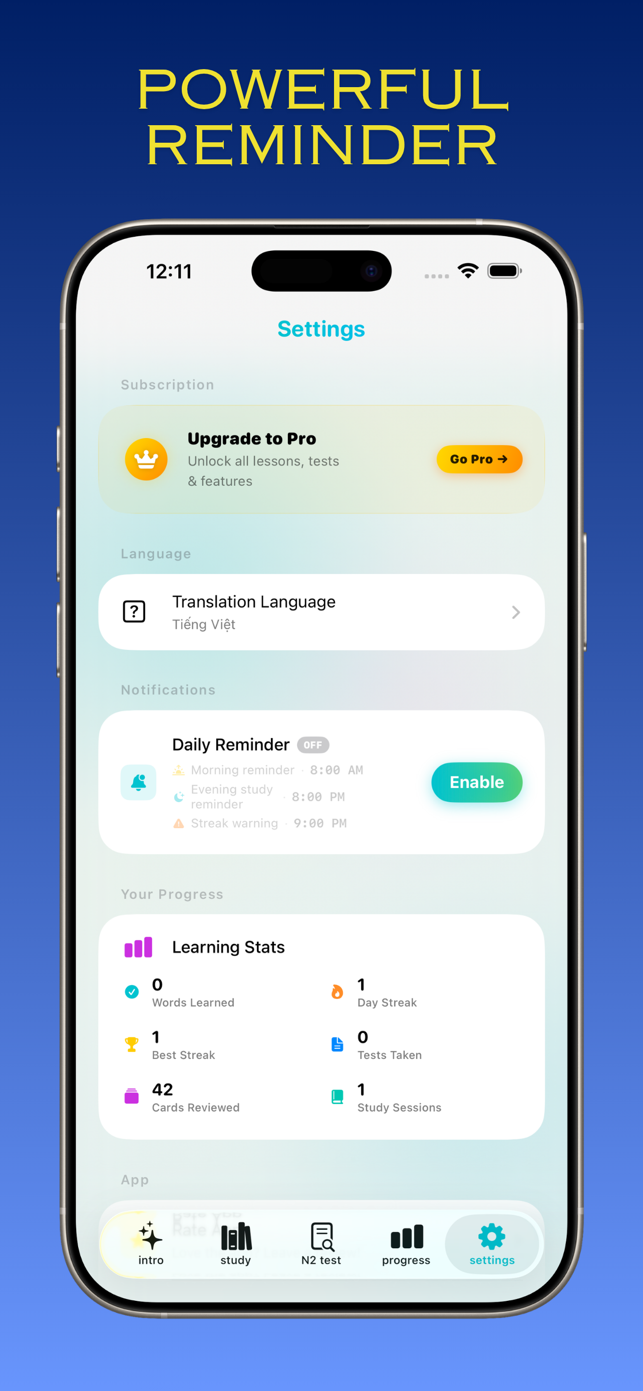 Anki N2-JLPT Test:  AI powered screenshot 9