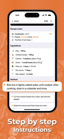 Dish Generator & Recipe Keeper iPhone screenshot