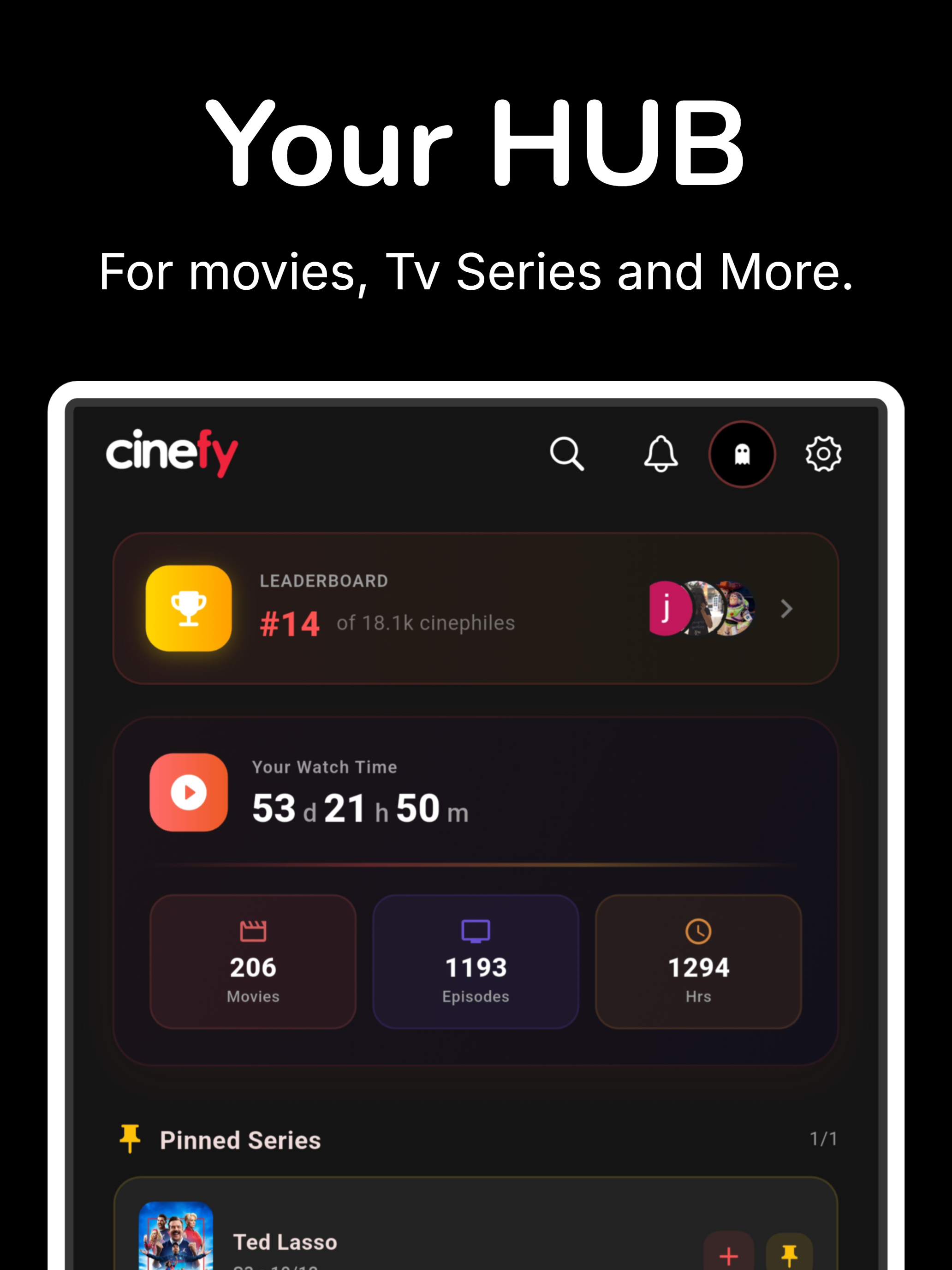 Cinefy: Movie & TV Tracker