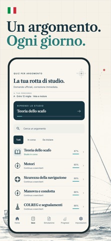 Patente Nautica Quiz 2026 iPhone screenshot