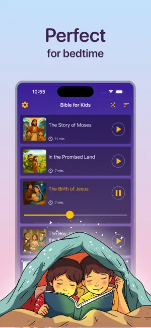 Bible for kids Bedtime stories screenshot 5