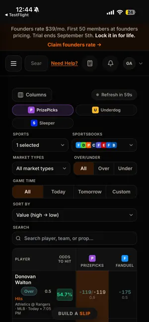 EVnOdds screenshot 3