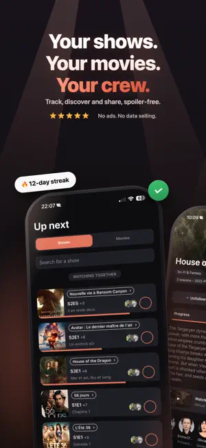 Suivu — Series & Movie Tracker screenshot 1