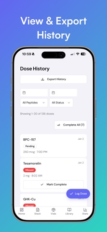 PepBuddy: Peptide Tracker Screenshot 7 of 7