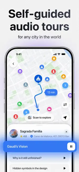 City Guide: AI Walking Tours screenshot 1