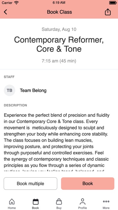 Belong Pilates and Wellness Screenshot