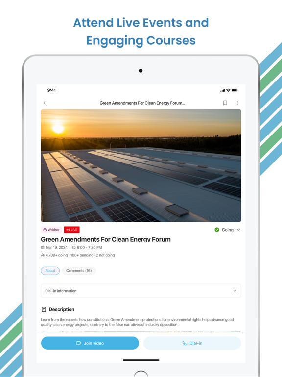 Green Amendments iPad screenshot 3 - Social Networking app