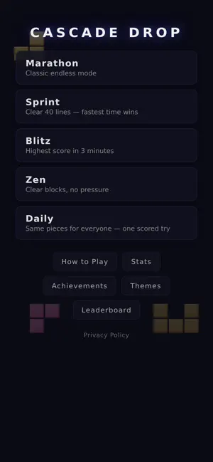 Cascade Drop screenshot 1
