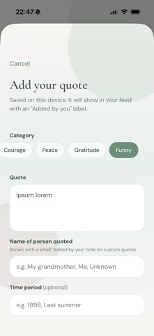 App screenshot