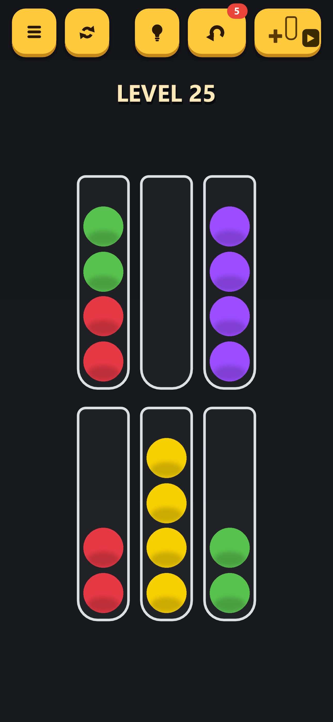 Screenshot 3 of Sortix: Color Tubes