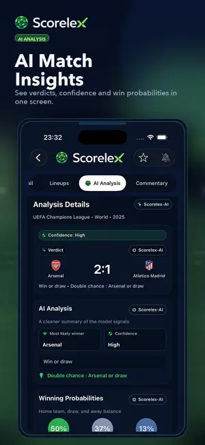 Scorelex: Live Scores screenshot 2