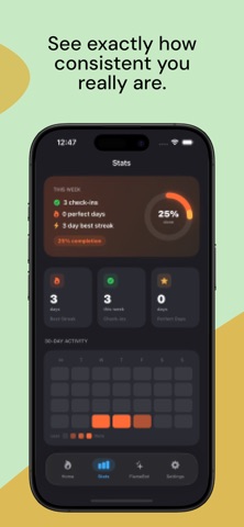 FlameBit - Build Better Habits iPhone screenshot