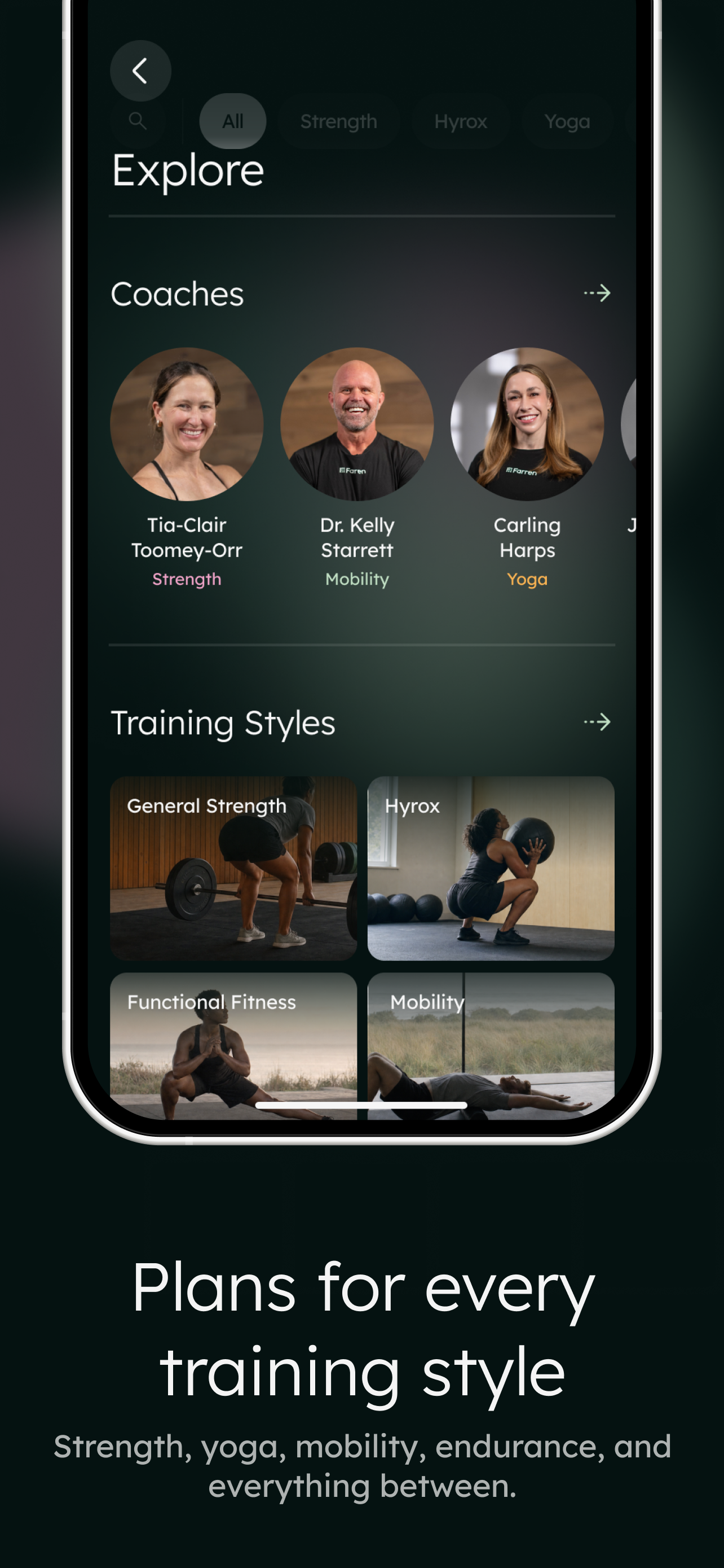 Farren: Strength + Fitness screenshot 3