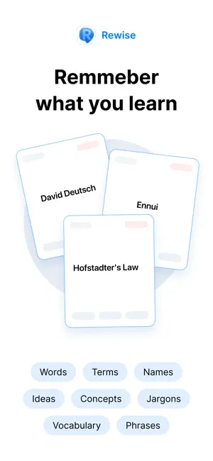 Rewise: Memory Booster screenshot 1