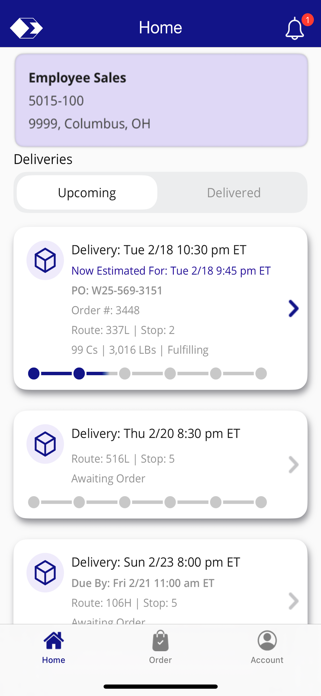 SYGMA Customer Screenshot 1 of 6