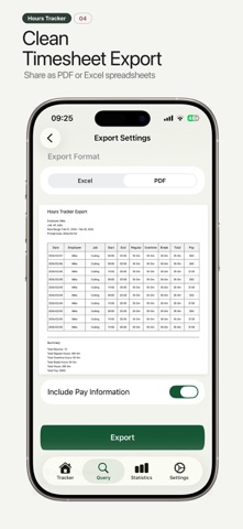 Hours Tracker: Work Log & Pay Screenshot 4 of 8