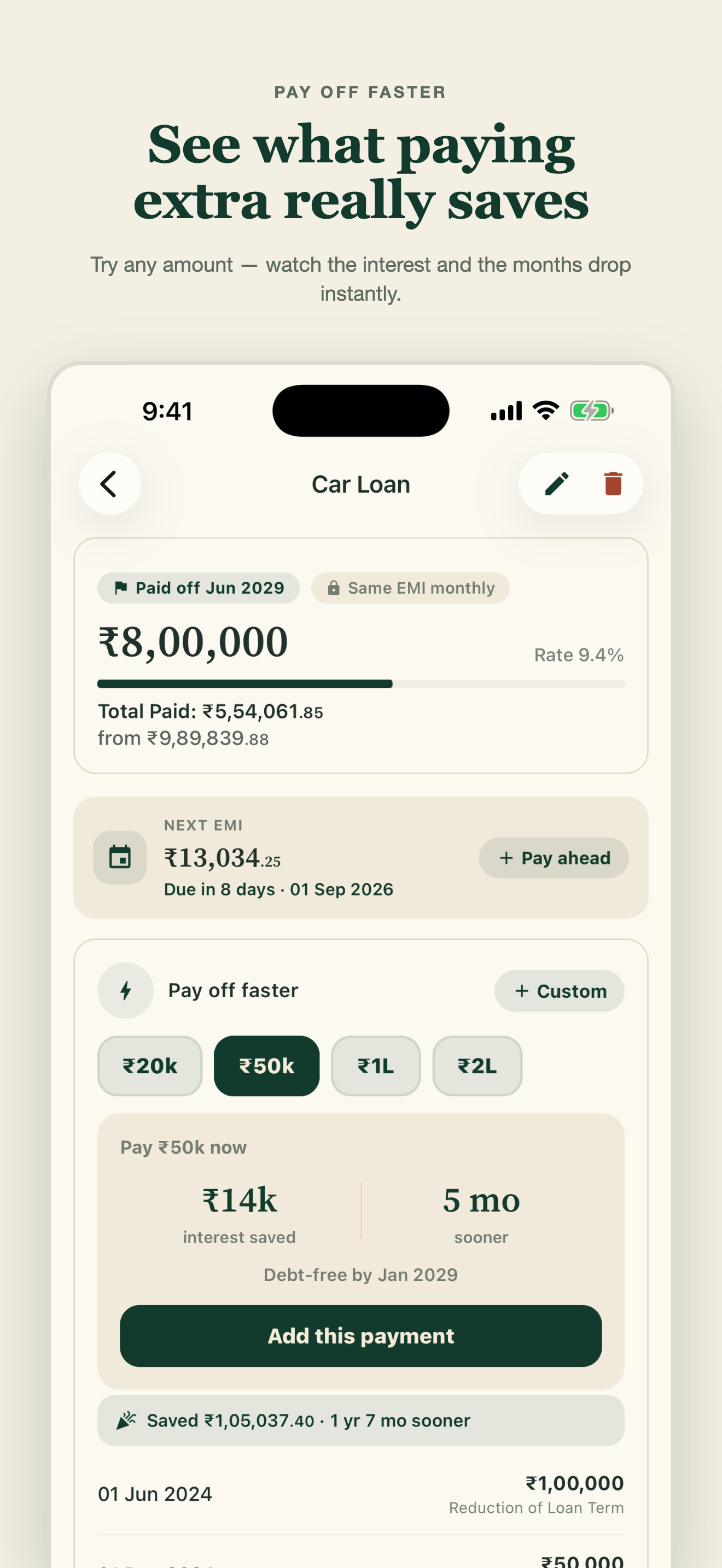 Bank Loan - EMI Calculator screenshot 2
