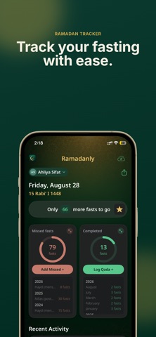 Ramdanly: Qaza Tracker Screenshot 1 of 3