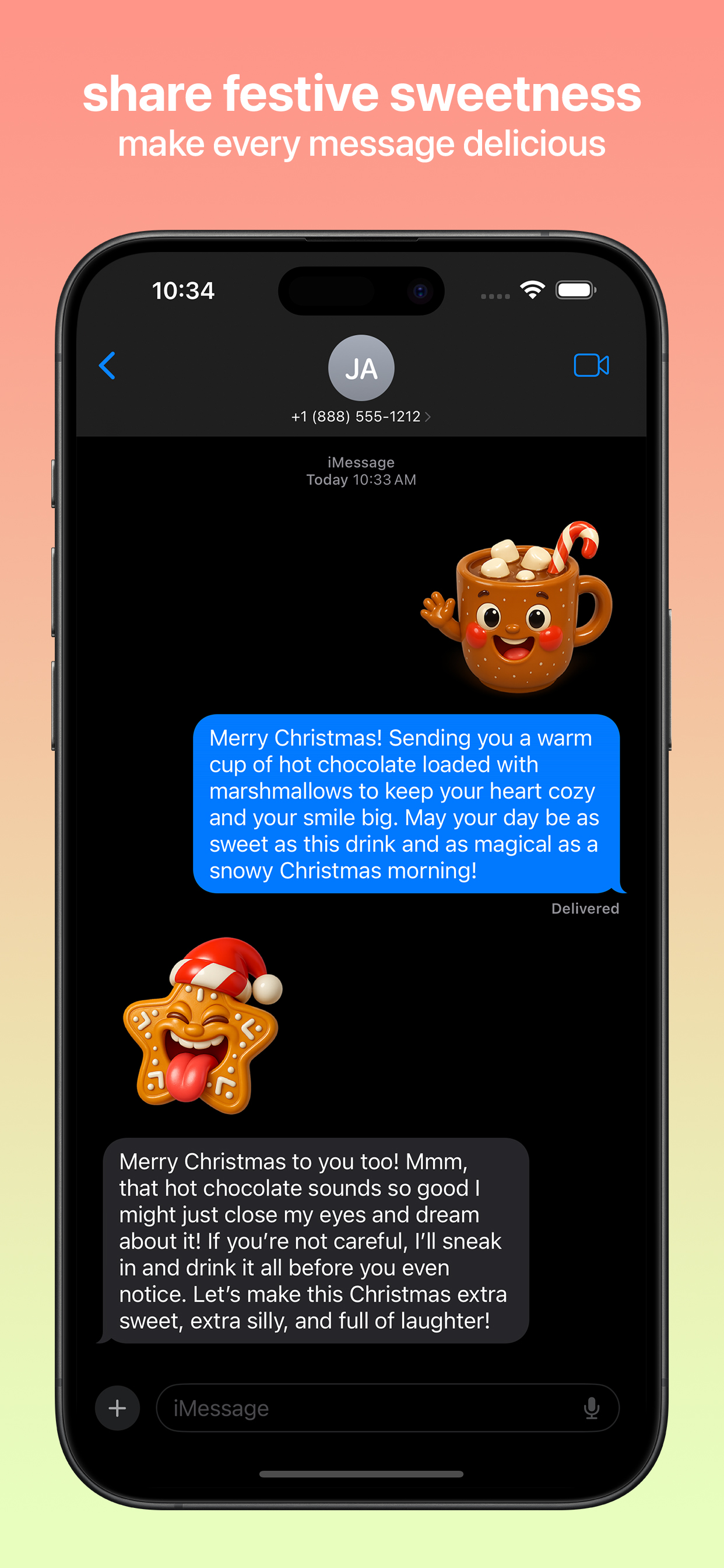 Christmas Sweet Emojis screenshot 4