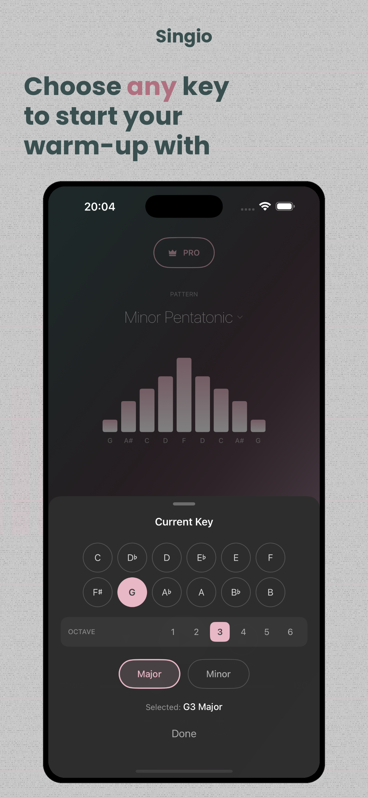 Singio: Vocal Phrase Trainer