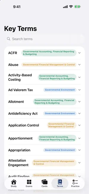 CGFM Prep: Exam Coach screenshot 4