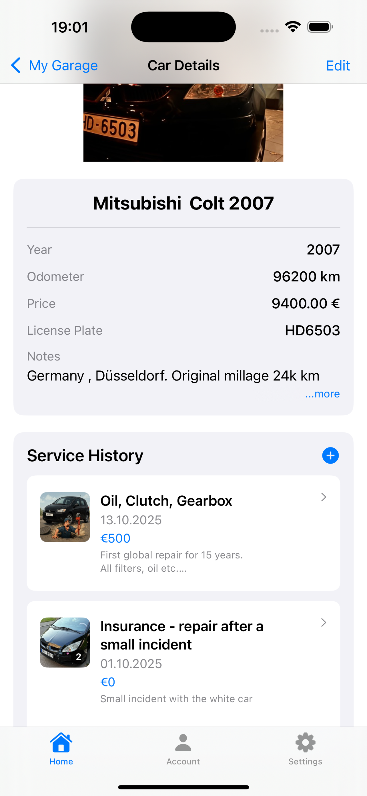 MyCarJournal: Vehicle Tracker screenshot 5
