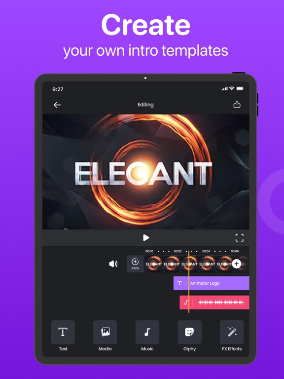 Screenshot #5 pour Intro Maker: Create Logo Video