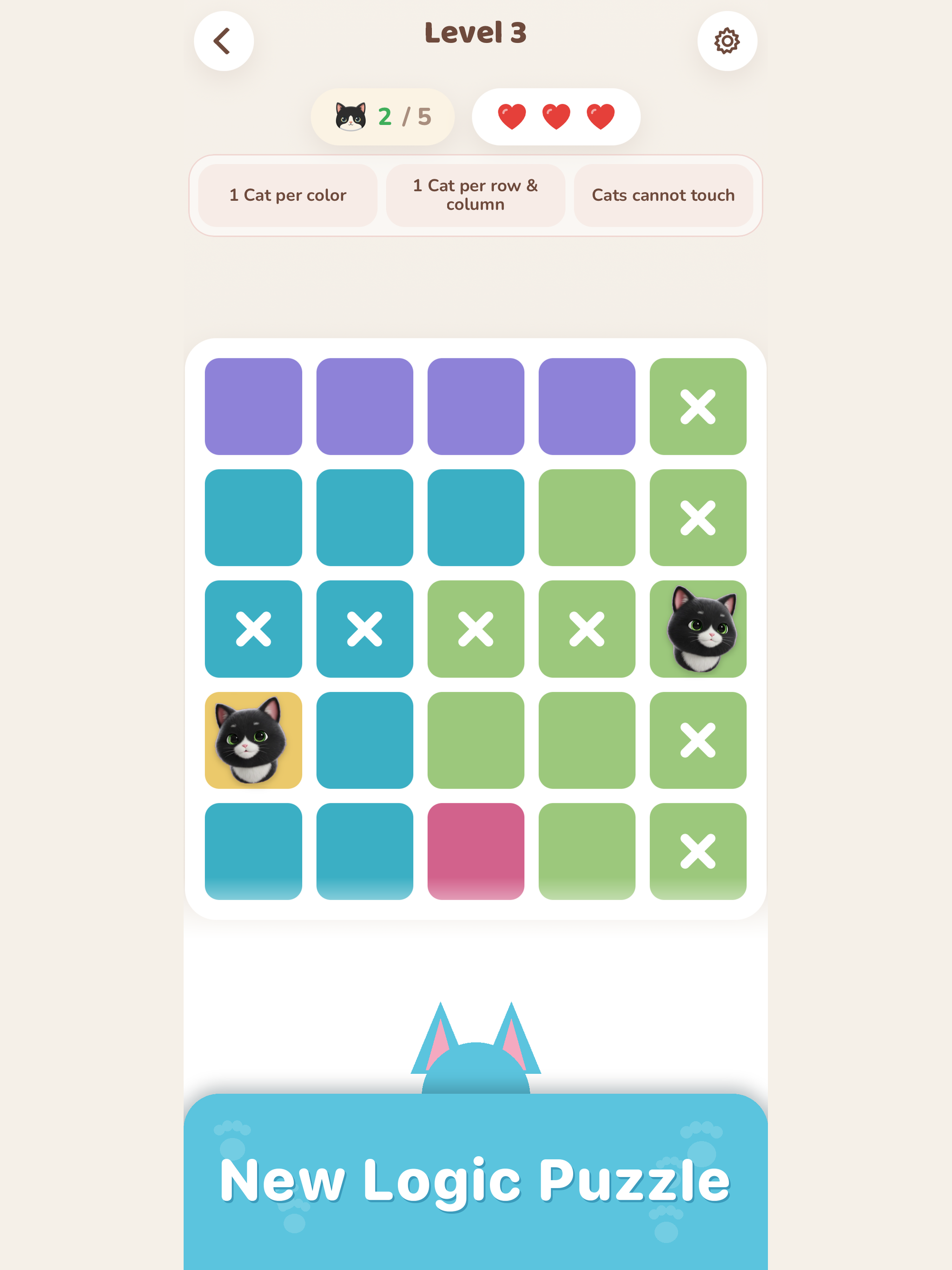 KittyDoku: Cat Sudoku Puzzle