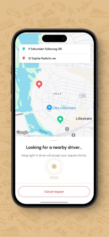 Vao – Book a ride Screenshot 3 of 5