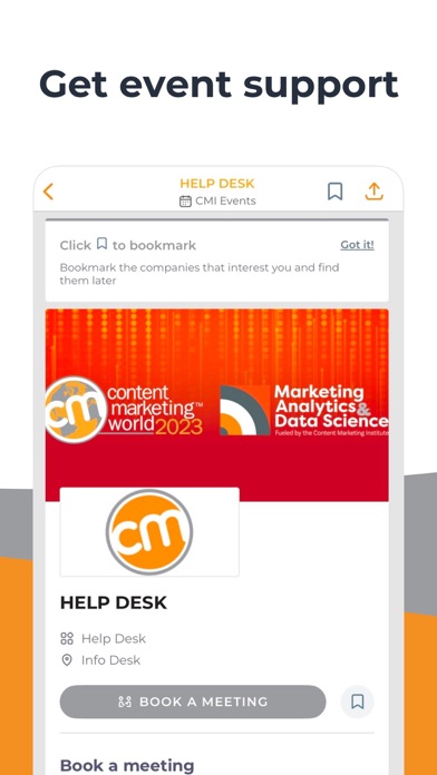 CMI Events Screenshot