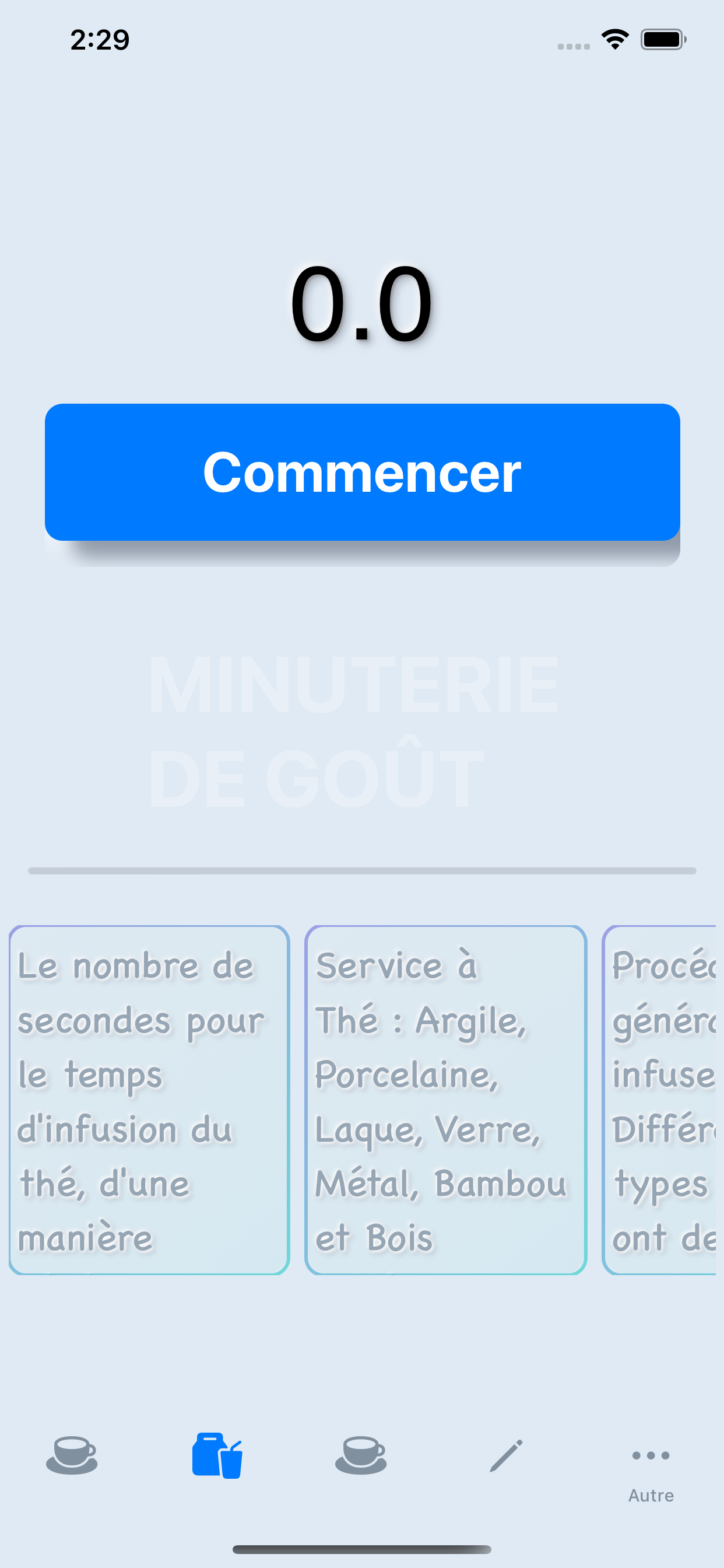 Connaissance du thé