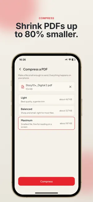 Compress PDF & Merge - Quire screenshot 2