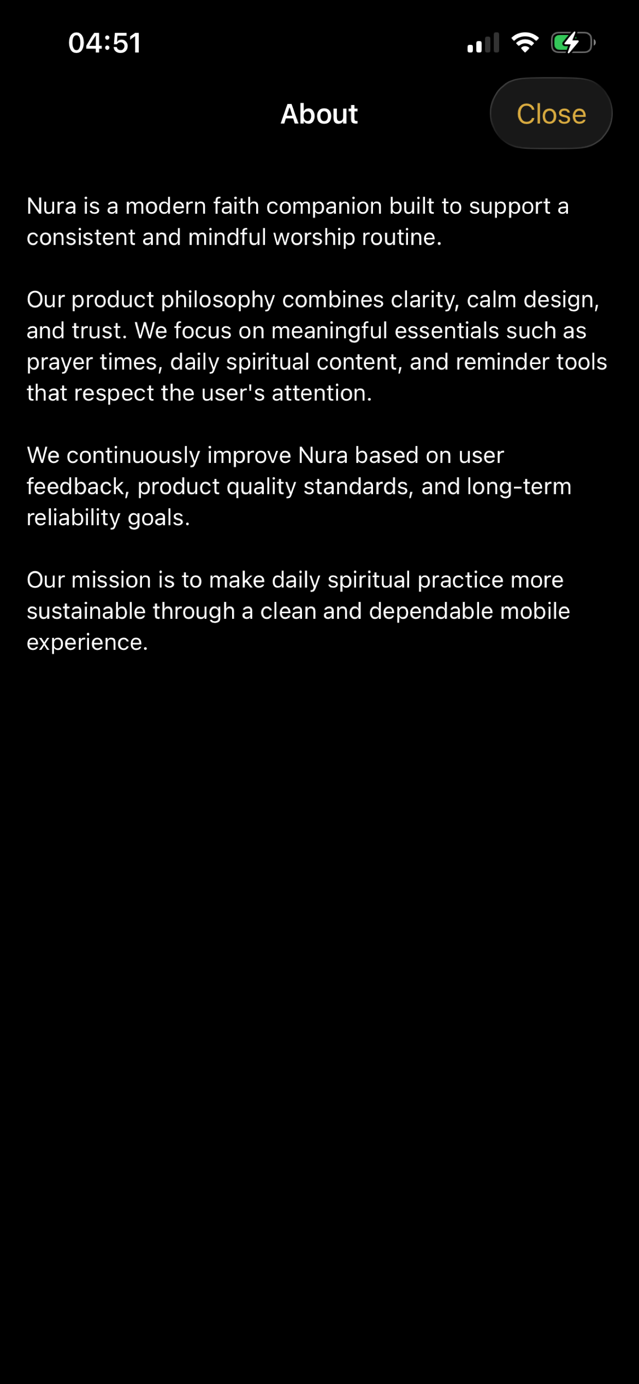 Nura Islamic App