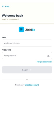 Zidallie Parents App iPhone screenshot