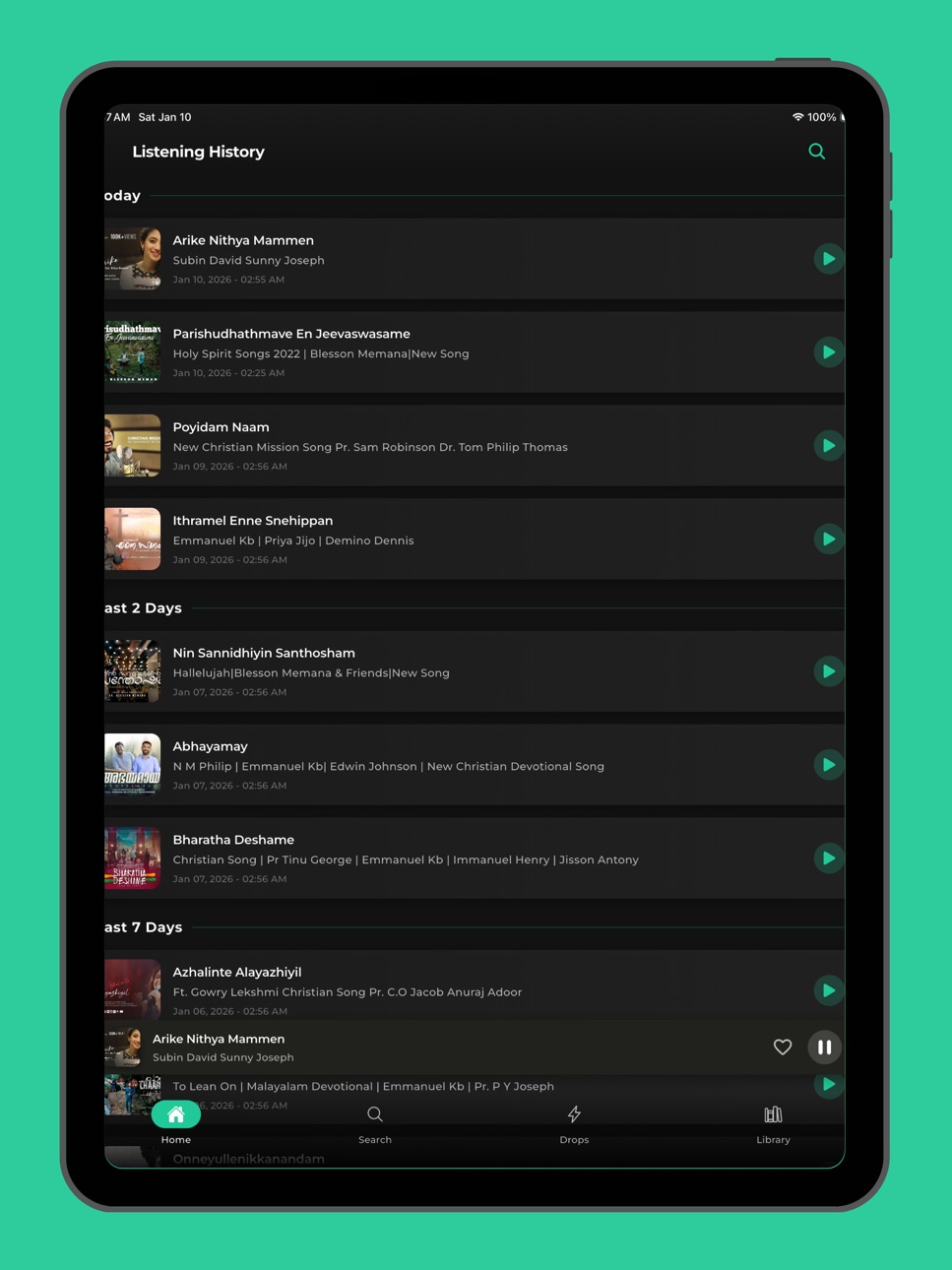 iPad screenshot
