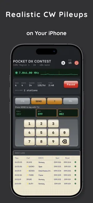 Pocket DX Contest screenshot 2