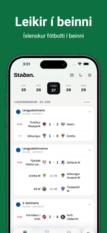 Staðan screenshot